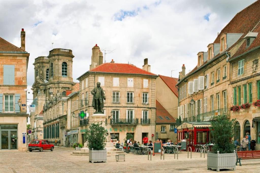 Appartement Au Centre-Ville Avec Cour Langres Kültér fotó